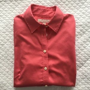 Non-Iron Fitted Sateen Button Down Shirt BR 4